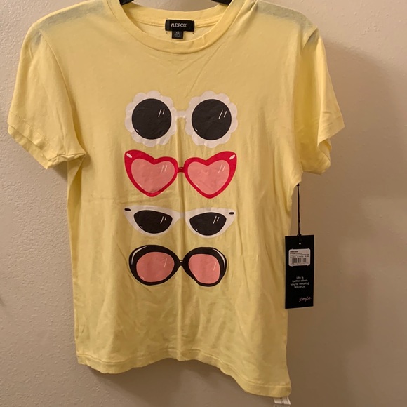 ✅✅🌷WildFox Sunnies Keke Shirt in Lemon Meringue - Picture 3 of 8